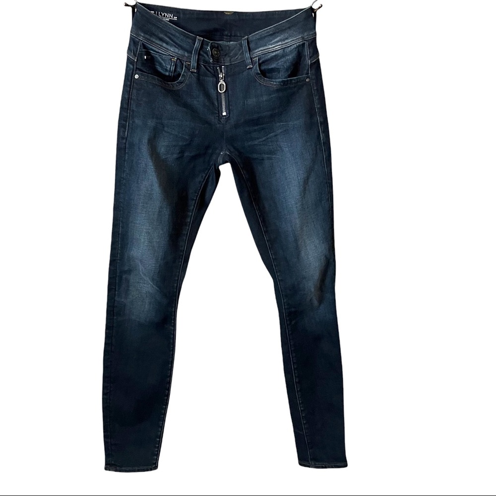 G Star Raw | Lynn zip mid skinny jeans size 26